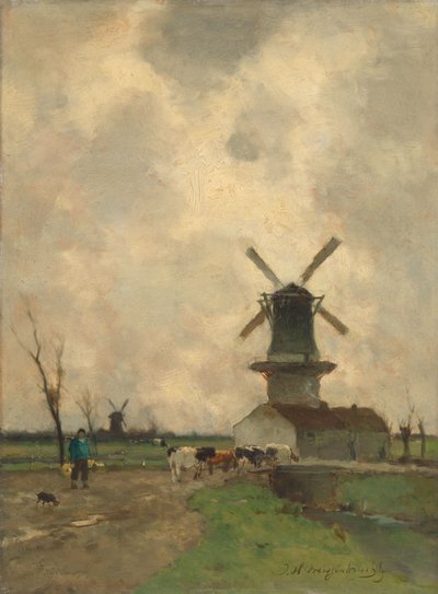 The Mill by Johannes Hendrik Weissenbruch