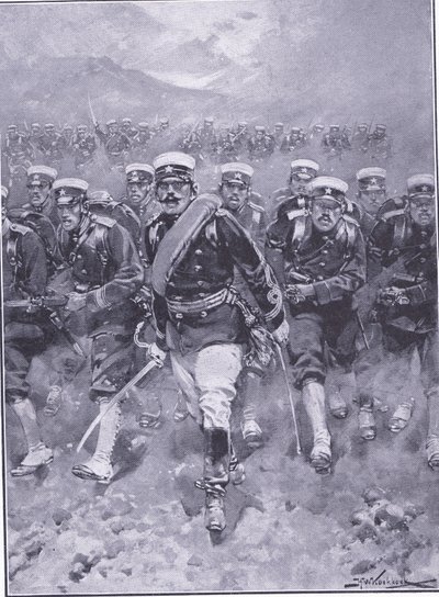 A Charge of the Japanese Infantry by Johannes Hermann Barend Koekkoek