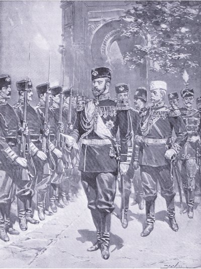 His Imperial Majesty the Tsar by Johannes Hermann Barend Koekkoek