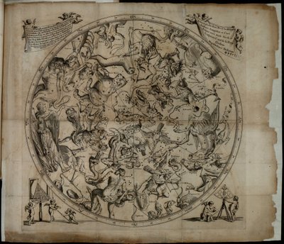 Table of the Constellation of the Northern Hemisphere Firmamentum Sobiescianumsive Uranographia by Johannes Hevelius