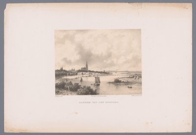 View of Arnhem from the Rehberg from the Series 