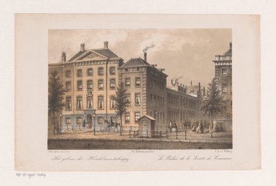 Headquarters of the Trading Company in Amsterdam by Johannes Hilverdink