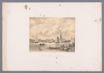 Voorzaan at Zaandam by Johannes Hilverdink