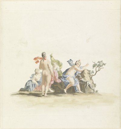 Diana and Her Nymphs by Johannes Jacobsz van den Aveele (attributed to)