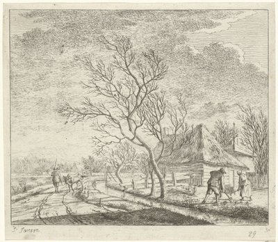 Landscape with Farm and Field by Johannes Janson