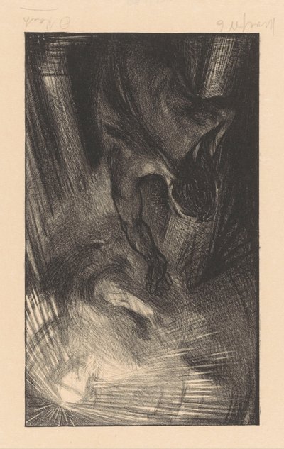 Appearance of a Luminous Figure by Johannes Josephus Aarts (signed by artist)