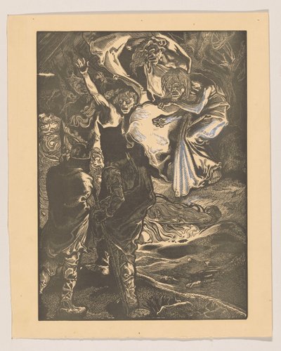 Macbeth and Banquo Meet the Three Witches by Johannes Josephus Aarts