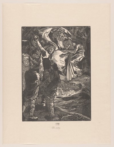 Macbeth and Banquo Meet the Three Witches by Johannes Josephus Aarts