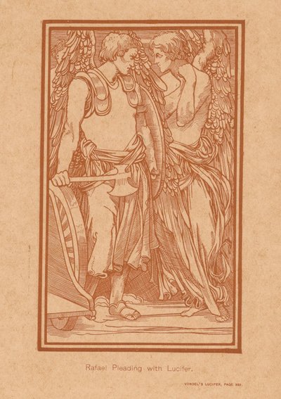 Raphael Pleading with Lucifer by Johannes Josephus Aarts