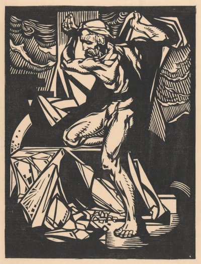 Samson Destroys the Temple Columns by Johannes Josephus Aarts
