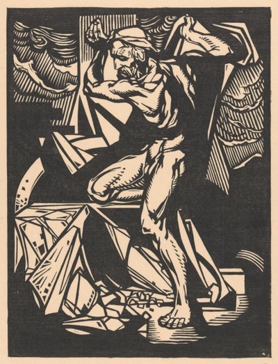 Samson Destroys the Temple Columns by Johannes Josephus Aarts