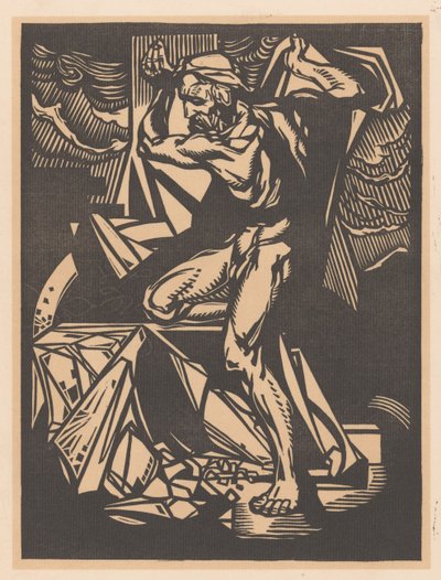 Samson Destroys the Temple Columns by Johannes Josephus Aarts