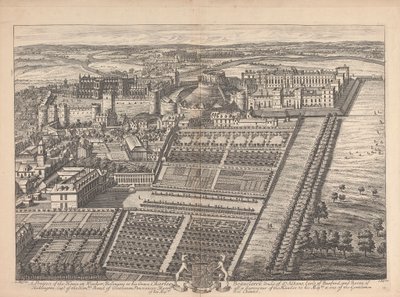A Prospect of the House at Windsor, Belonging to His Grace Charles Beauclerck by Johannes Kip