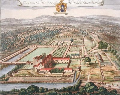 Fortworth the Seat of Matthew Ducy Morton by Johannes Kip