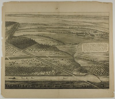 Grimthorp in the County of Lincoln, plate 23 from Britannia Illustrata by Johannes Kip