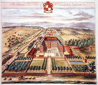Sherborn the seat of Sir Ralph Dutton by Johannes Kip