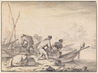 Italian Seaport by Johannes Lingelbach