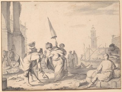 Reception of the Oriental by Johannes Lingelbach