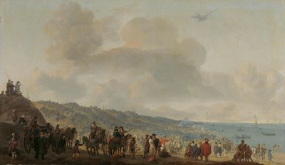 The Departure of Charles II of England from Scheveningen, 2 June 1660 by Johannes Lingelbach