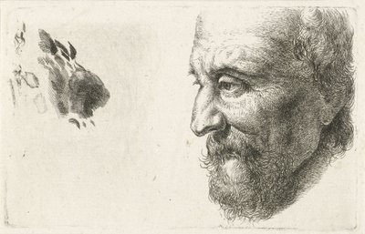 Profile of an Old Man by Johannes Mock