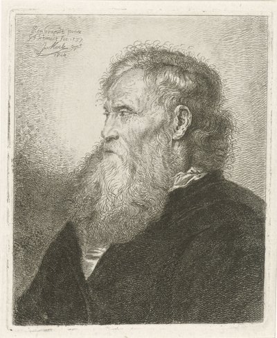 Portrait of an Old Man with Beard by Johannes Mock