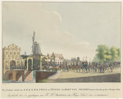 Entry of Princess Marianne and Her Husband Prince Albert in Utrecht, 1830 by Johannes Paulus Houtman