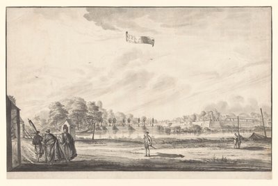 View of the Lock at the Diestpoort in Batavia by Johannes Rach