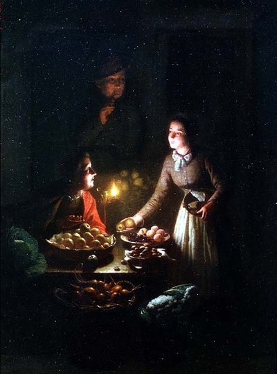 The Fruit Seller by Johannes Rosiere