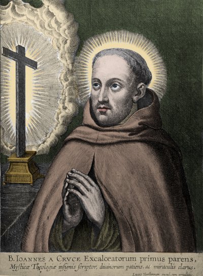 Saint John of the Cross (Juan de Yepes Alvarez, Juan de la Cruz) (1542-1591) - engraving by Vorstermann by Johannes Vorsterman