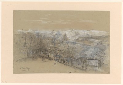 View of the Zandberg near Elswout in Bloemendaal by Johannes Warnardus Bilders