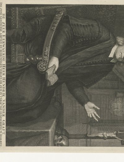 Portrait of Hendrik van der Graft by Johannes Willemsz. Munnickhuysen