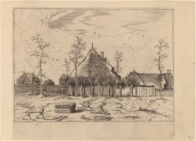 Farm by Johannes and Lucas van Doetechum after Master of the Small Landscapes