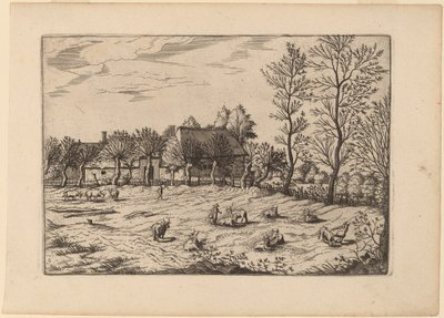 Farm by Johannes and Lucas van Doetechum after Master of the Small Landscapes