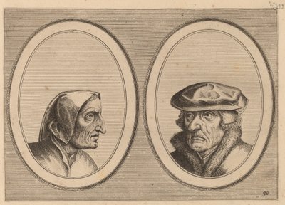 "Buyltje On-versaed" and "Waerner Altijdt-meer" by Johannes and Lucas van Doetechum after Pieter Bruegel the Elder