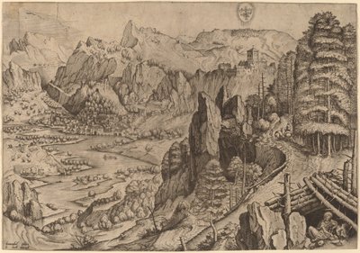 The Penitent Magdalene by Johannes and Lucas van Doetechum after Pieter Bruegel the Elder