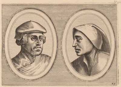 "Honest Lammert" and "Virtuous Geertruyd" by Johannes and Lucas van Doetechum after Pieter Bruegel the Elder