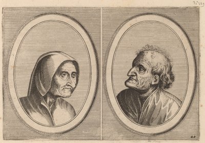 "Ritze Stijn" and "Schurckje Sonder-Baerdt" by Johannes and Lucas van Doetechum after Pieter Bruegel the Elder
