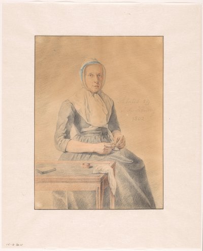 Portrait of Catharina van Eck by Johannes de Koning (signed by artist)