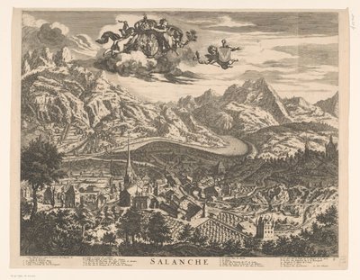 View of Sallanches by Johannes de Ram