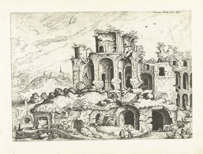 Third View of the Ruins of the Palatine by Johannes of Lucas van Doetechum (attributed to)