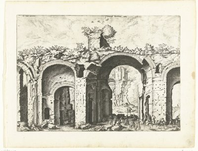 Second View of the Baths of Diocletian by Johannes of Lucas van Doetechum (attributed to)