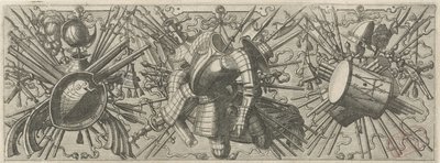 Frieze with a Double Drum (Panoplia sev armamentarium) by Johannes of Lucas van Doetechum