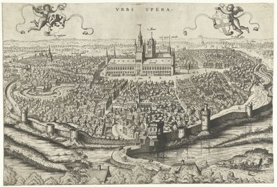 View of Ypres by Johannes of Lucas van Doetechum