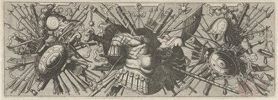 Panoplia. Frieze with Roman Weapons, Lower Part by Johannes of Lucas van Doetechum