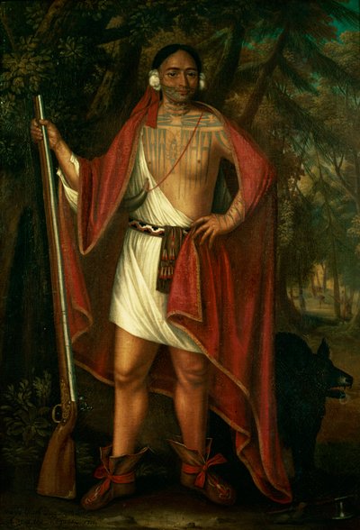 Sa Ga Yeath Qua Pieth Ton, King of the Maguas, 1710 by Johannes or Jan Verelst
