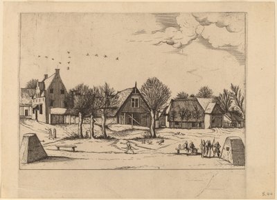 Country Village by Johannes van Doetechum, the Elder and Lucas