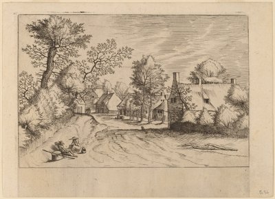 Village Road by Johannes van Doetechum, the Elder and Lucas