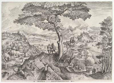 Soldiers at Rest by Johannes van Doetecum I