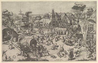 The Kermis of Saint George by Johannes van Doetecum I