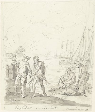 Commerce and Navigation, Decoration on the Nieuwmarkt, 1795 by Johannes van Dregt (rejected attribution)